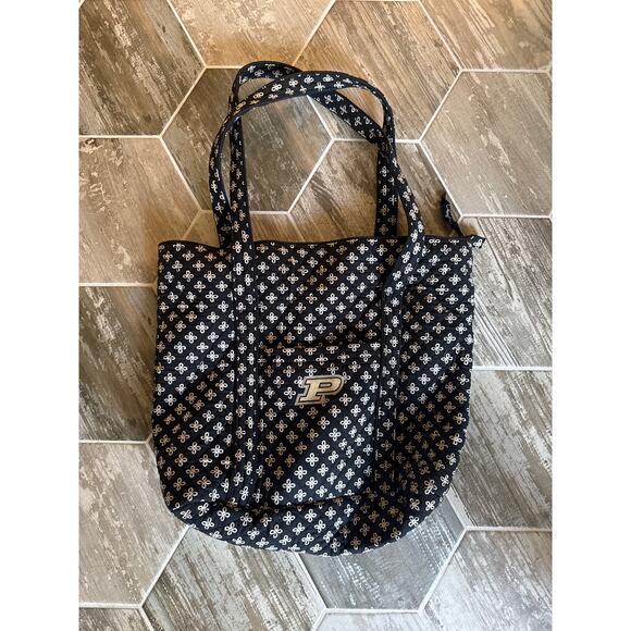 Vera Bradley Zipper Tote with Purdue Boilermakers Embroidery - Picture 1 of 2
